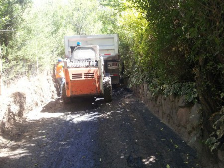 Camino Quebrada del agua, Farellones 